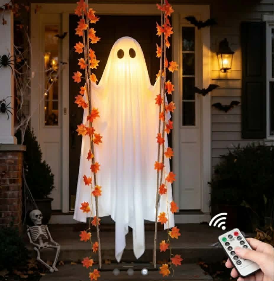 Huśtawka na Halloween z Duchem