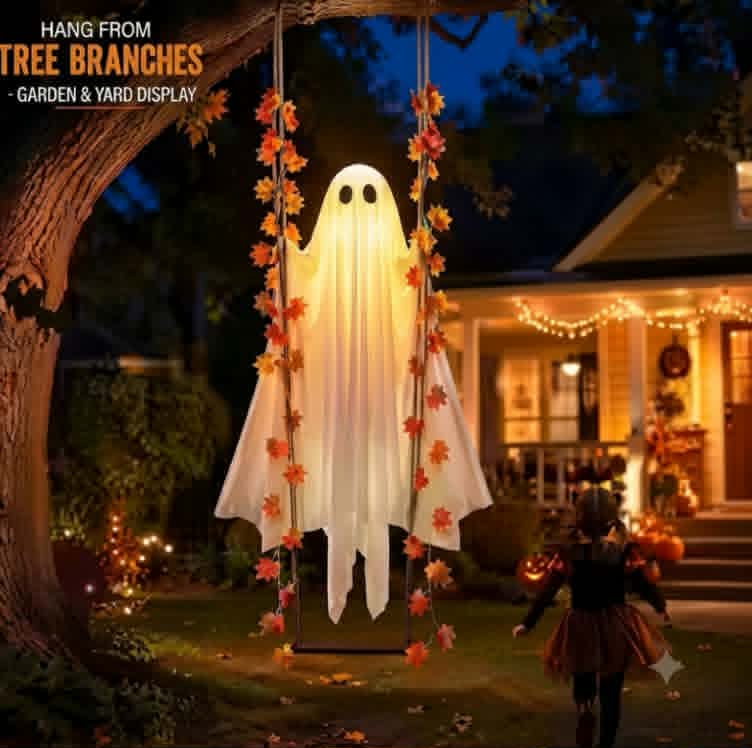Huśtawka na Halloween z Duchem